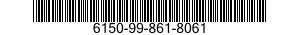 6150-99-861-8061 LEAD,STORAGE BATTERY 6150998618061 998618061