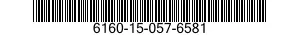 6160-15-057-6581 RETAINER,BATTERY 6160150576581 150576581