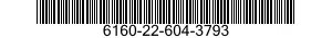 6160-22-604-3793 BATTERY POWER SUPPLY 6160226043793 226043793