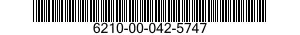 6210-00-042-5747  6210000425747 000425747