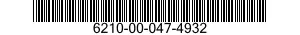 6210-00-047-4932  6210000474932 000474932