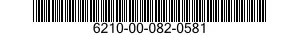 6210-00-082-0581  6210000820581 000820581
