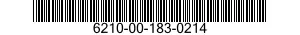 6210-00-183-0214  6210001830214 001830214