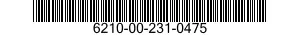 6210-00-231-0475  6210002310475 002310475