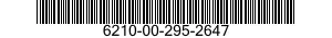 6210-00-295-2647  6210002952647 002952647