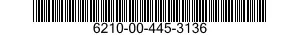 6210-00-445-3136 LIGHT,INDICATOR 6210004453136 004453136