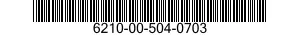 6210-00-504-0703 LIGHT,INDICATOR 6210005040703 005040703