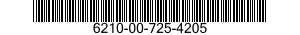 6210-00-725-4205  6210007254205 007254205