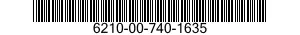 6210-00-740-1635 LIGHT,PANEL 6210007401635 007401635
