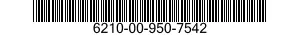 6210-00-950-7542  6210009507542 009507542