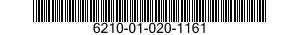 6210-01-020-1161 INSERT,LEGEND,LIGHT INDICATOR 6210010201161 010201161