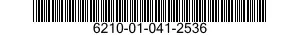 6210-01-041-2536  6210010412536 010412536