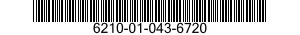 6210-01-043-6720  6210010436720 010436720