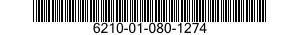 6210-01-080-1274  6210010801274 010801274