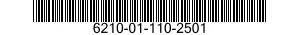 6210-01-110-2501  6210011102501 011102501