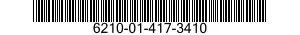 6210-01-417-3410 INSERT,LEGEND,LIGHT INDICATOR 6210014173410 014173410
