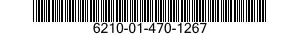 6210-01-470-1267 INSERT,LEGEND,LIGHT INDICATOR 6210014701267 014701267