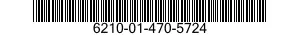 6210-01-470-5724 INSERT,LEGEND,LIGHT INDICATOR 6210014705724 014705724