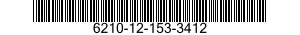 6210-12-153-3412 LIGHT,INDICATOR 6210121533412 121533412