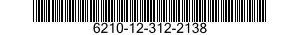 6210-12-312-2138 LIGHT SUBASSEMBLY,LIGHT INDICATOR 6210123122138 123122138