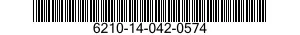 6210-14-042-0574 LENS,LIGHT 6210140420574 140420574