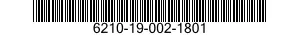 6210-19-002-1801 LIGHT,INDICATOR 6210190021801 190021801