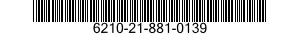 6210-21-881-0139 LIGHT,INDICATOR 6210218810139 218810139