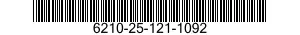 6210-25-121-1092 LIGHT,INDICATOR 6210251211092 251211092