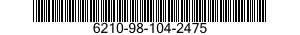 6210-98-104-2475  6210981042475 981042475