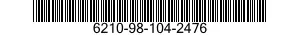 6210-98-104-2476  6210981042476 981042476