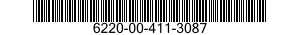 6220-00-411-3087 PANEL,INDICATING,LIGHT TRANSMITTING 6220004113087 004113087