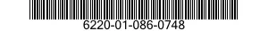 6220-01-086-0748 PANEL,INDICATING,LIGHT TRANSMITTING 6220010860748 010860748