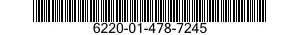 6220-01-478-7245 PANEL,INDICATING,LIGHT TRANSMITTING 6220014787245 014787245