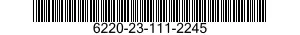 6220-23-111-2245 LIGHT,BLACKOUT 6220231112245 231112245