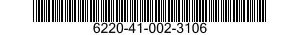 6220-41-002-3106 LIGHT,BACKUP 6220410023106 410023106