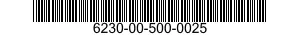 6230-00-500-0025  6230005000025 005000025