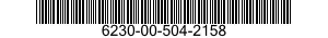 6230-00-504-2158  6230005042158 005042158