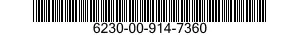 6230-00-914-7360  6230009147360 009147360