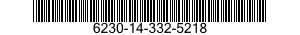 6230-14-332-5218  6230143325218 143325218
