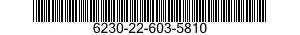 6230-22-603-5810 MOTOR,CONTROL 6230226035810 226035810