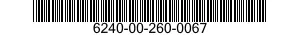 6240-00-260-0067 LAMP,INCANDESCENT 6240002600067 002600067