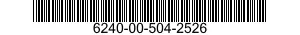 6240-00-504-2526 LAMP,INCANDESCENT 6240005042526 005042526
