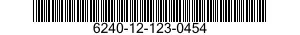 6240-12-123-0454 LAMP,INCANDESCENT 6240121230454 121230454