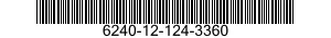 6240-12-124-3360 LAMP,INCANDESCENT 6240121243360 121243360