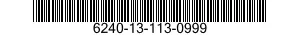 6240-13-113-0999 LAMP,GLOW 6240131130999 131130999