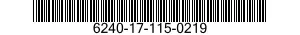 6240-17-115-0219 LAMP,INCANDESCENT 6240171150219 171150219