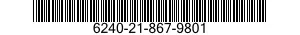 6240-21-867-9801 LAMP,INCANDESCENT 6240218679801 218679801