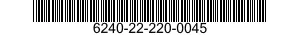 6240-22-220-0045 LAMP,INCANDESCENT 6240222200045 222200045