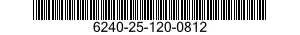 6240-25-120-0812 LAMP,INCANDESCENT 6240251200812 251200812