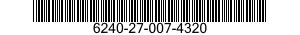 6240-27-007-4320 LAMP,HOLLOW CATHODE 6240270074320 270074320